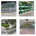 White pvc rolled picket fence for household