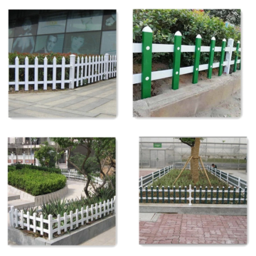 PVC Picket Plastic Lawn Edging Fence