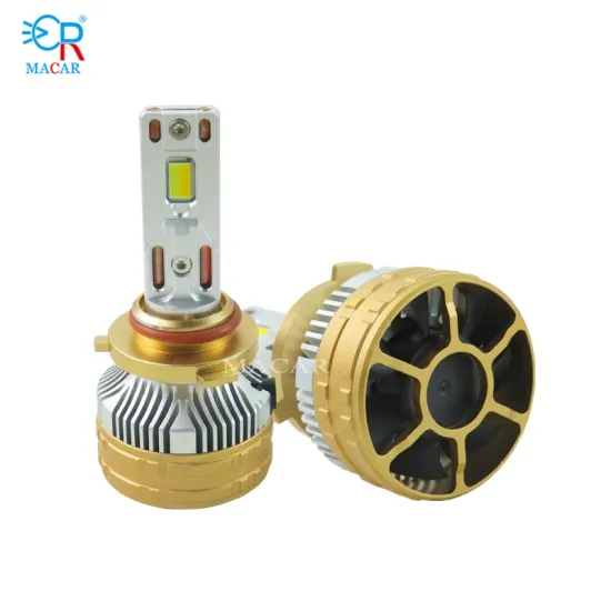 MACAR 90W 10000LM LED Headlight Bulb HB3 HB4 H7 H4 - White Fan Cooling Motorcycle LED Light 12V