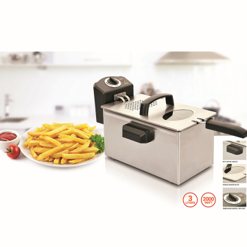 3L Square Detachable Oil Container Commercial Electric Deep Fat Fryer