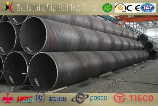 16mn L360 Spiral Steel Round Tubing Steel Structure With Api Standard