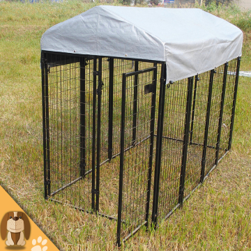 High quality 6'x4'x8' outdoor welded dog kennel