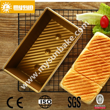 Bakeware Bakery Usage 1.0mm Aluminum Alloy Wavy 850g Toast Box