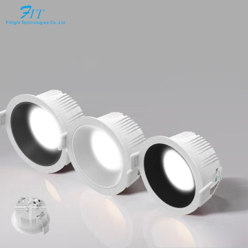 High Quality Libra Series LED COB Down Lights - CRI90 CRI97, Various Kelvins and Wattages for Hotels and Homes