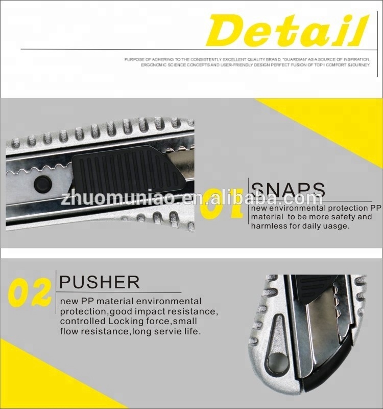 Multi-function Smooth Sliding Blade Aluminum Alloy Utility Knife ...