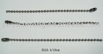10cm long metal ball chain for purse and clothes