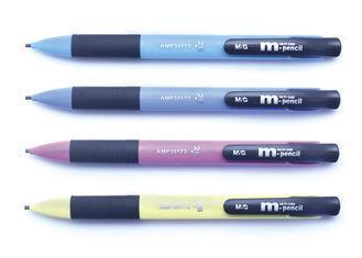 Hardness Lead Refillable Mechanical Pencil With Rubber Grip