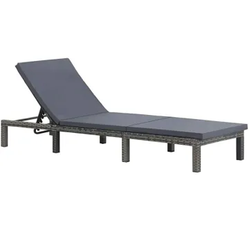 Wicker Rattan Sun Lounger Outdoor Furniture