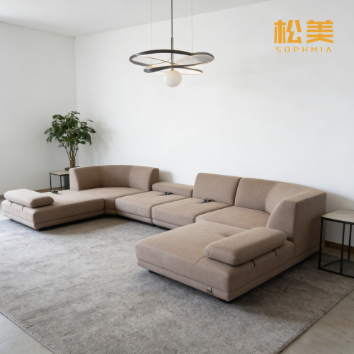 Модный тканевый диван в классическом стиле