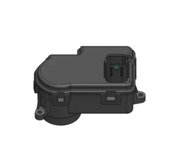 Black Electric Car Charging Port Cover Actuator