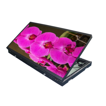 KENSUN Outdoor P5 P6 P8 P10 LED Screen 2x1m Front Flip Advertising Display