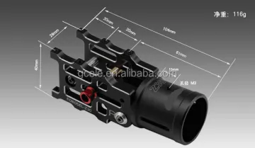 CNC Aluminum Folding Arm Tube Joint DIY for Dia 25mm 30mm Automatic Auto RC Quadcopter Hexacopter Multirotor UAV Drone