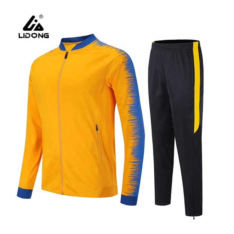 Fashion Long Sleeve Custom Logo Tracksuit Men