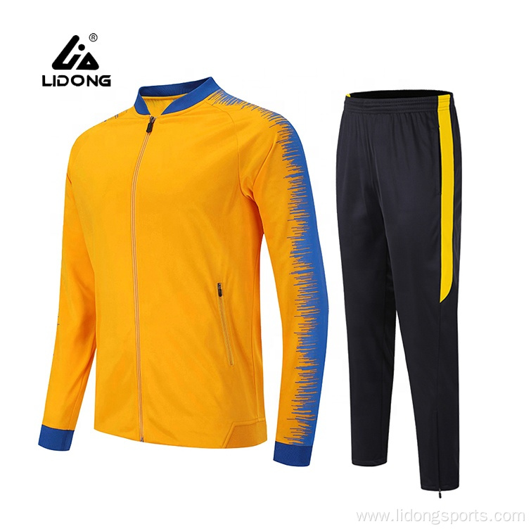 Fashion Long Sleeve Custom Logo Tracksuit Men