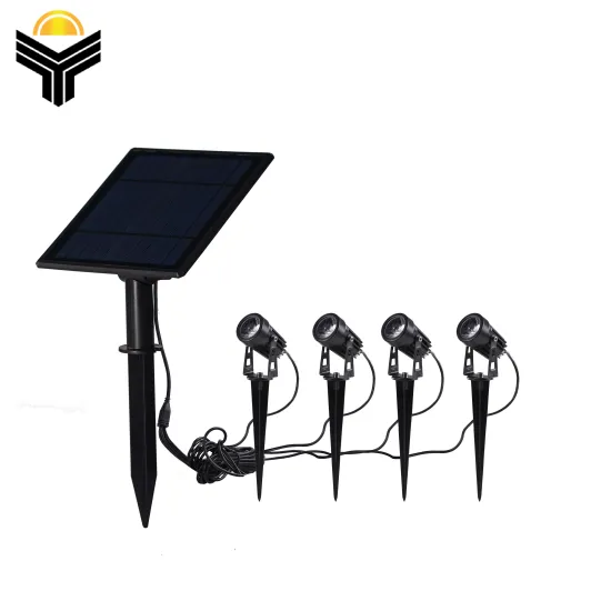 OEM Custom Warm White Green Garden Spot Outdoor Waterproof 4 Spot Lights 3W LED Solar Lawn Lamp