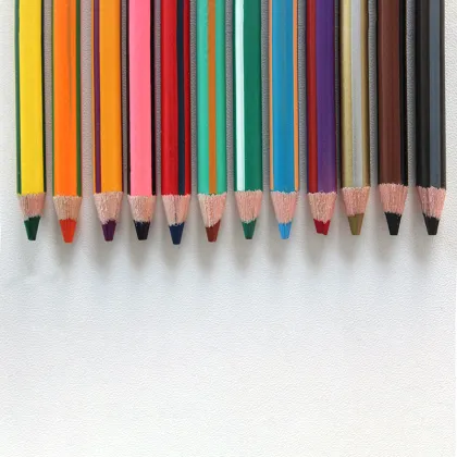 Custom Double Sided Colored Pencils Set - Wooden Bi-Colouring Pencils