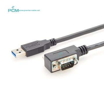 RS232 USB2.0 to DB9 Male 4Pin Down Right Angle FTDI Serial Cable for Telescope Modem: High-Quality Connectivity Solution
