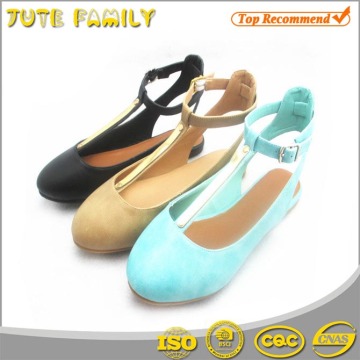 Colorful new style lady sandals flat shoes