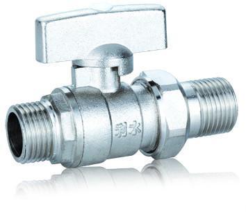 Brass connector ball valve