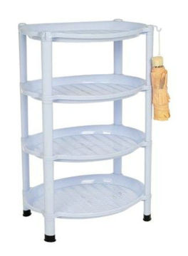 Simple Merchandise Plastic Display Stands Shelf For Grocery Store