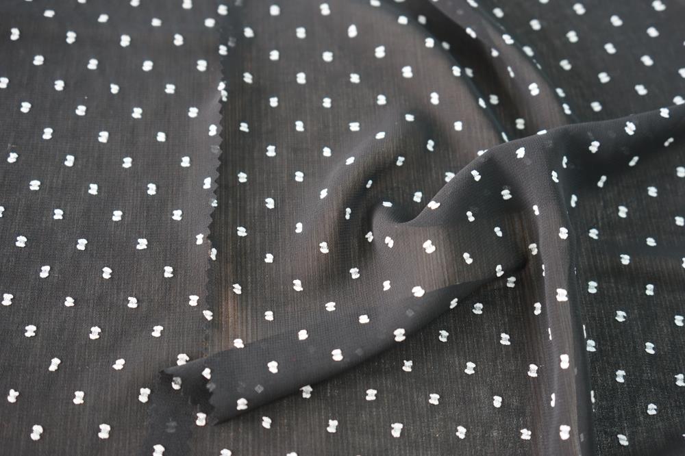 Multi Color Swiss Dot Jacquard