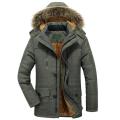 Herren Wintermantelpufferjacke verdicken sich warm