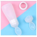 BPA Silicone Baby Squeeze Cuchara Alimentadora Con Botella