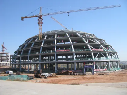 Kangbashi Low Carbon Valley Steel Grid Truss