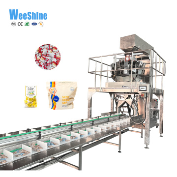 Semi Automatic Weighing Filling Packing Line