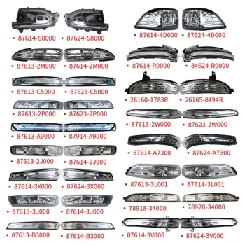 Hyundai Kia SsangYong Rear View Mirror Turn Signal Accessories for 2022 Models