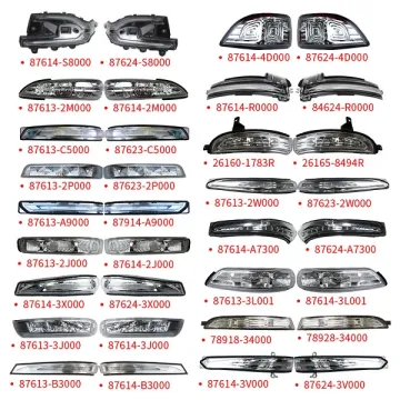 Hyundai Kia SsangYong Rear View Mirror Turn Signal Accessories for 2022 Models