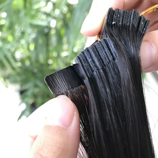European Double Drawn Russian invisible tape in hair extensions human, High Quality Natural Remy Tape In Hair Extension