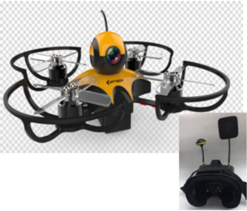 90mm Racing Drone with 5.8G FPV Goggles