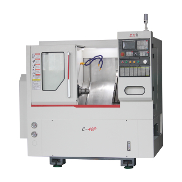C-40p Eğli Yatak CNC Yüksek Hassas Metal Torna Makinesi