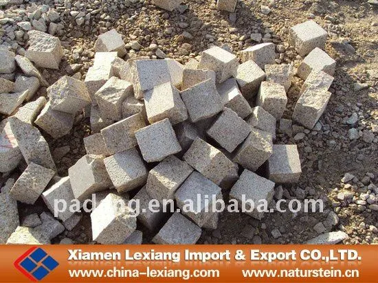 G682 Yellow Granite Cube Stone Paving