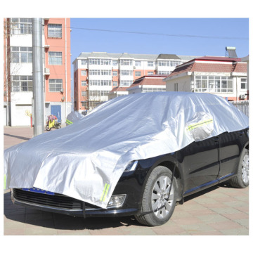 Universal PEVA Film Half Cover Car Clothing for Sunscreen and Protection