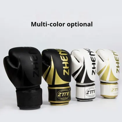 Professional MMA PU Leather Muaythai Boxing Gloves