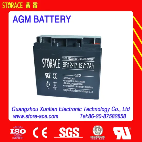 UPS agm battery 12v 17ah (SR17-12)