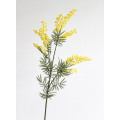 Artificial Acacia Flowers Yellow Mimosa Spray Cherry Fruit Branch Wedding Party Event Decor Home Table Flower