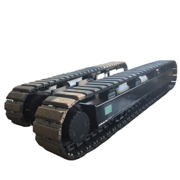 Customized 35 Ton Steel Track Undercarriage Chassis System with Rubber Shoes for Drilling Rigs