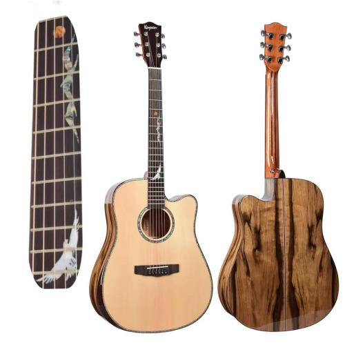 Gitar akustik pepejal kayu dao kayu