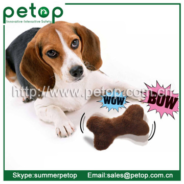 2014 New Plastic Crazy Plush Dog Bone toys