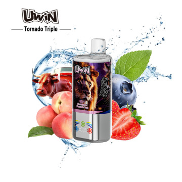 Disposable vape Uwin Tornado Triple 60000Puffs Three flavors