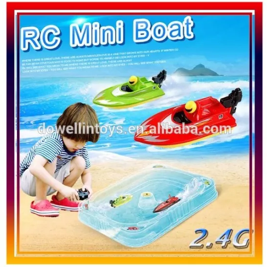 2.4G Mini Rc Boat, Rc Speed boats with Pool for Sale.