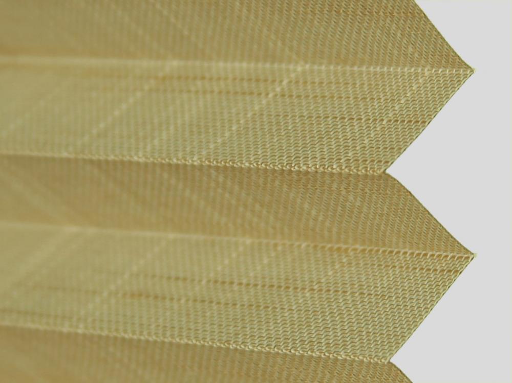 100% polyester tyg vikta fönster trådlösa veckade blinda