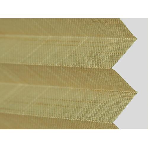 Blackout Pleated Blinds 100% Polyester Fabric Folding Windows Cordless Pleated Blind Manufactory