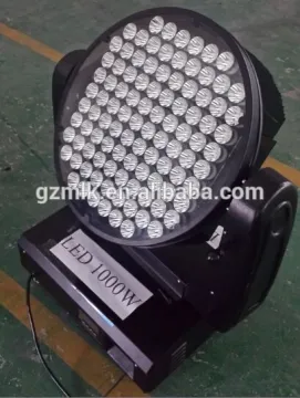 Moving head LED light quality outdoor sky tracker RGBW washing light 1000w