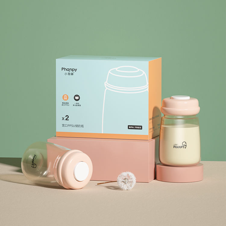 PPSU 200ml Breastmilk Storage Bottles-Two In One Box