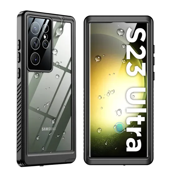 360 Full-Body Shockproof Water-resistant Case for Galaxy S21/S22/S23 Plus Ultra with Built-in Lens and Screen Protector