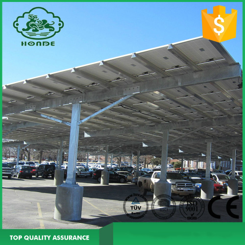 Sistema de estacionamiento en caliente para montaje en panel solar